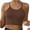 Brown, variant on Wancir Womens Seamless Sports Bra Wireless Compression Bras Super Comfort Yoga Bralette Breathable Crop Tank Tops