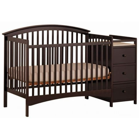 Storkcraft Bradford 4 In 1 Convertible Crib And Changer Espresso