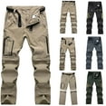 thumbnail image 1 of CFLVAEK Pantalon Tactique pour Hommes, Pantalon Cargo de Randonnée Extensible avec Multiples Poches, Séchage Rapide, Jambe Droite et Grand, Pantalon Cargo d'Entraînement Vert Armée TTG, 1 of 3