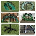 Garden Lawn Hose Holder, Freestanding Metal Water Hose Storage, Heavy
