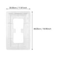 thumbnail image 2 of WESIEVYA 1 Set Solar Panel Brackets Abs White for Roof Boat Mounting Racks 15x15cm, 2 of 7