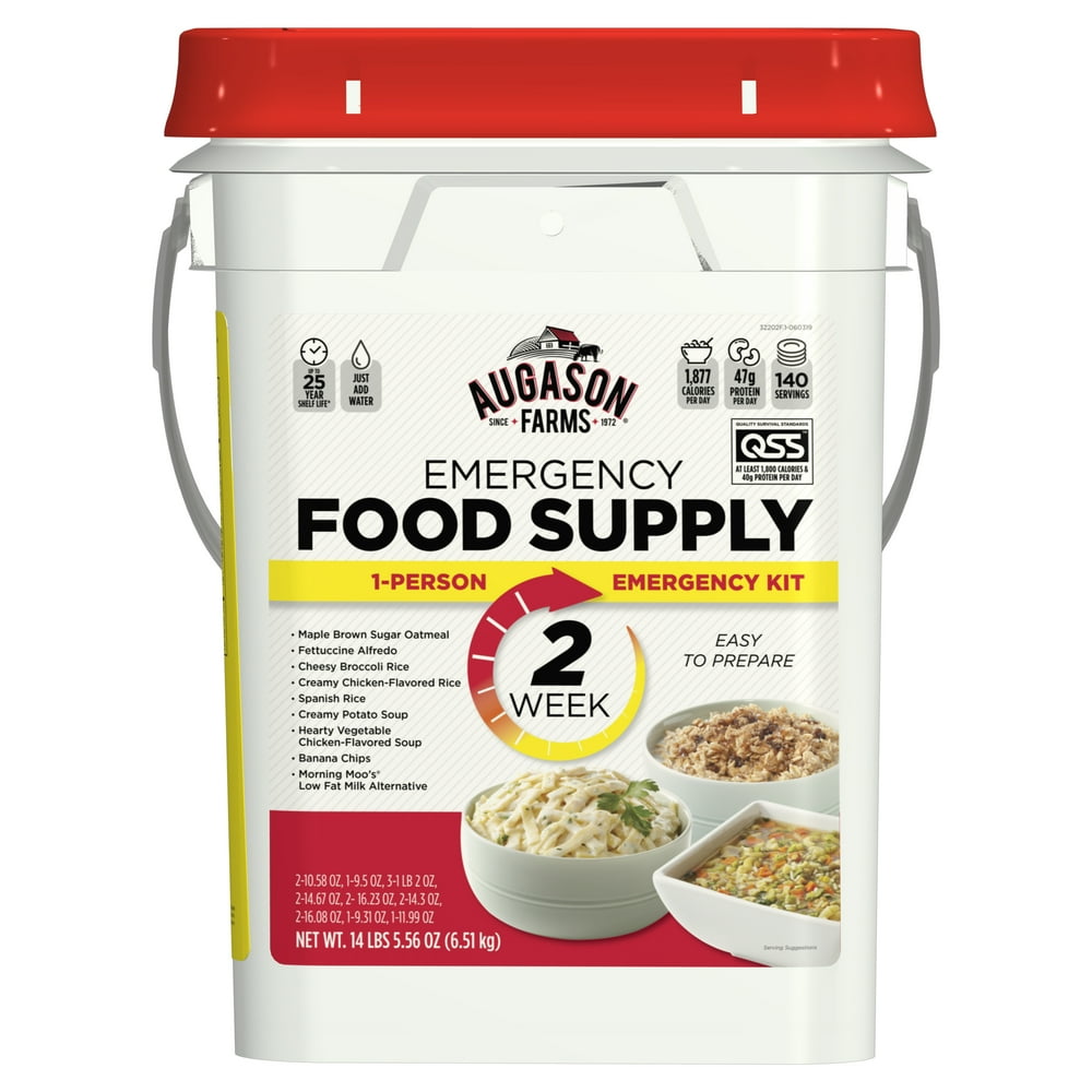 Augason Farms 2Week 1Person Emergency Food Supply 14 lbs Walmart