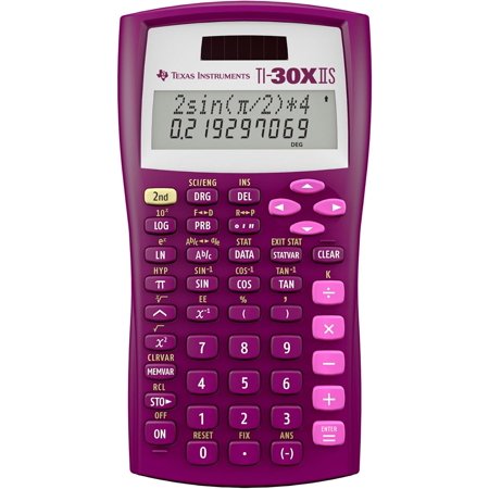 TI-30XIIS Scientific Calculator, Raspberry Small