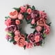 thumbnail image 1 of Corona de imitación de peonía de tela de seda, decoración de puerta, anillo de puerta, flor de seda, flor de imitación, decoración de pared, 1 of 5