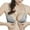 Grey, variant on Women's Comfortable Side Gathering Beautiful Back Bra Front Buckle Back No Steel Ring Triangular Cup Underwear Women Bras Wireless Front Closure Push up Bras Woman's Bra Strapless Bra for Women plus
