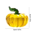 thumbnail image 3 of Glass Pumpkin Figurine, Clear Harvest Decor, Tabletop Centerpiece, Captures Beautiful Light and Adds Elegant Shine for Mantel Shelves, Dining Tables and Entryway Consoles., 3 of 6