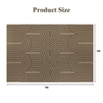 thumbnail image 6 of LOKHOM 6'x9' Faux Jute Outdoor Rugs, Geometric Area Rug for Living Room, Washable Non Slip Indoor Outdoor Carpet for Patio Backyard Bedroom, Beige Brown, 6 of 9