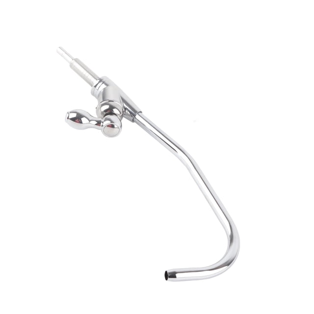 Grifo de Cuello de Ganso Con Diseño de Rotación de 360 Con Color Elegante, Grifo de Cocina de Aleacio de Zinc, Filtro de Agua Potable Ro de omosis Inversa Cromado