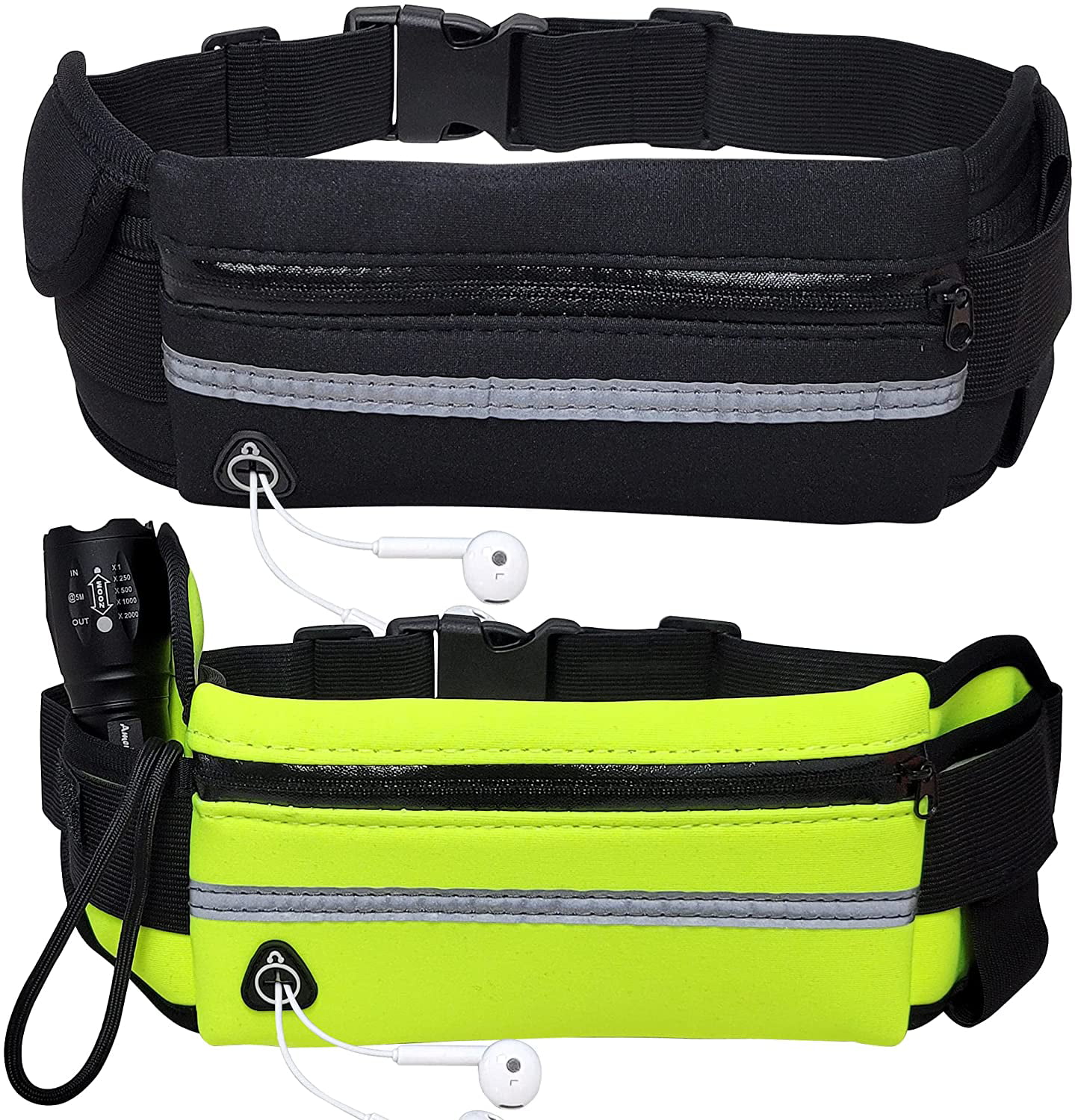 Womens Running Fanny Packs with Water Bottle Pockets Fishing Bags For All Phone 
