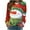 Red, variant on Feancey Women Ugly Christmas Sweatshirts Cute Snowman Print Long Sleeve Shirt Lightweight Casual Crewneck Pullover Tops Loose Fit Tunic Sweatshirt Purple L