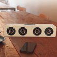 thumbnail image 4 of Rewera 12W W8 Altavoz de madera con sonido Bluetooth Tyrant TV compatible con tarjeta enchufable/FM/recepción de mensajes de voz (Log Wood Grain (versión en inglés)), 4 of 8