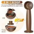 thumbnail image 4 of Trousse de Recharge Réutilisable pour Dosettes Vertuo pour Nespresso : Capsule Vertuo Réutilisable pour Dosettes Nespresso/café Vertuoline avec 100 Couvercles en Papier D\'aluminium pour Toute Taille de Dosette Espresso Vertuo Plus - Support Grain de Bois, 4 of 7