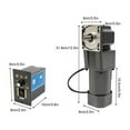 thumbnail image 2 of 30k Electric Variable Speed Controller 90° Right Angle Output Reduction Motor, 2 of 24