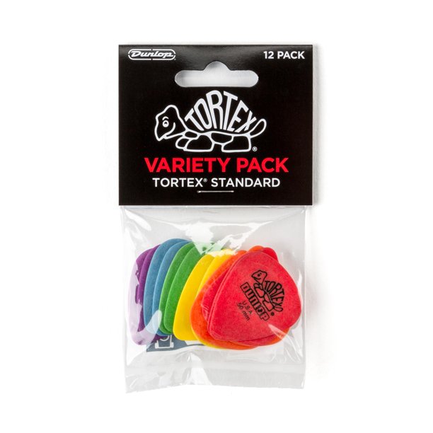 Pick Variety Pack Jim Dunlop Tortex Standard, paquete de 12