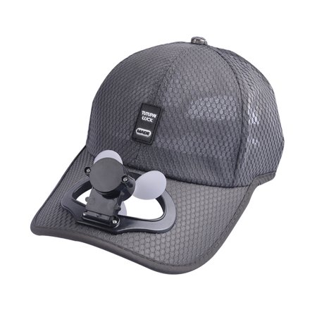 Baseball Cap Usb Rechargeable Sunscreen Cotton Summer Mesh Sun Hat For ...