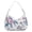 Magnifique Floral, variant on Women's Cotton Mini Frannie Crescent Crossbody Bag Paradise Coral