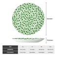 thumbnail image 2 of Lukts St Patrick's Day4 for Bone China Decorative Plates, Ceramic Plates, Dinner Plates with Display Stand, Artistic Ceramic Decorations Suitable for Home and Office-6in, 2 of 6