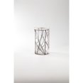 thumbnail image 2 of CC Home Furnishings 8.5" Crystal Clear and Brown Cylindrical Hand Blown Glass Vase with Holder, 2 of 2