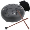 thumbnail image 1 of LHCER Tambour à Langue en Acier, Tambour à Langue en Acier Rond pour Débutant Instrument de Musique Percussion 6 Pouces avec Sac de Rangement, Tambour à Langue en Acier 6 Po, 1 of 8