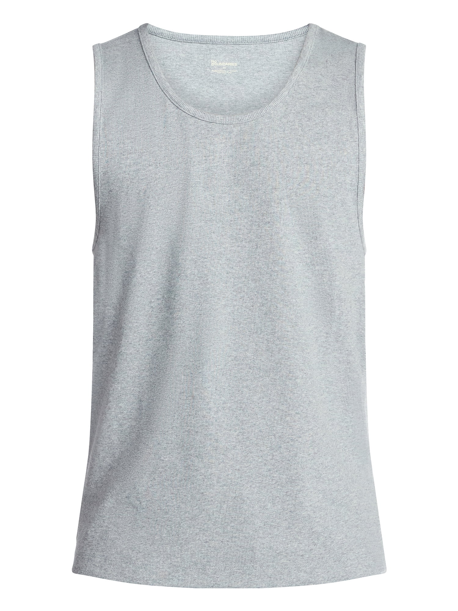 No Boundaries Ribbed Tank Top, Men's XS-5XL