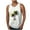 White, variant on YFNNUP Men's Gym Workout Tank Tops Swim Beach Shirts Summer Sleeveless Training T-Shirt Muscle Bodybuilding Athletic Clothes Men Plus Size Tank Tops