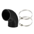 thumbnail image 1 of Manguera de Silicona Unique Bargains Codo 90 Grados 80mm Negro, 1 of 6