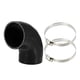 thumbnail image 1 of Manguera de Silicona Unique Bargains Codo 90 Grados 80mm Negro, 1 of 6