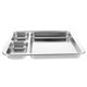 thumbnail image 4 of ColoMX 1pc Coreano Buffet Plate Multi-Grids Sauce Barbacoa Plato Combinación Placa, 4 of 7