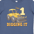 thumbnail image 4 of Inktastic I'm 1 and Digging It Bulldozer Boys or Girls Baby T-Shirt, 4 of 5