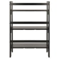 thumbnail image 4 of Winsome Terry 3-Tier Solid Wood Stackable and Folding Book Shelf in Black, 4 of 12