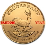 Random Year - 1 oz Gold South African Krugerrand Coin BU