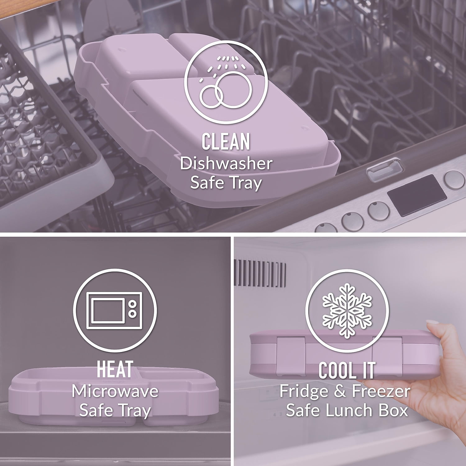 Bentgo Fresh Leak-Proof Lunch Box - Lilac