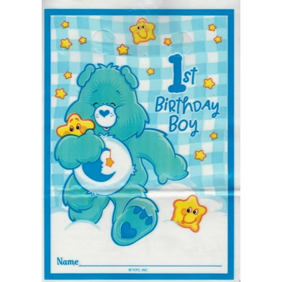 Care Bears Boy's 1st Birthday Favor Bags (8ct)