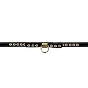 Fancy Rhinestone Collar, Black