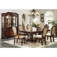thumbnail image 3 of ACME Chateau De Ville Traditional Arm Chair (Set-2), Espresso fabric, 3 of 8