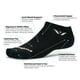 thumbnail image 3 of Calcetines Swiftwick PERFORMANCE ZERO Running Golf, 3 pares, blancos, 3 of 6