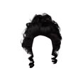 thumbnail image 1 of Guardurnaity Cabello artificial femenino Decoración universal Simulación Pelucas rizadas Vestir a la moda Accesorio de belleza Puesta en escena Cuidado del cabello Negro Guardurnaity CE014568-01, 1 of 6