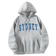 thumbnail image 4 of Sudaderas con capucha para mujer, Tops, ropa deportiva, ropa para mujer con bolsillos, jersey de moda suelto para deportes callejeros, ropa diaria de , S S, 4 of 10