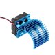 thumbnail image 2 of Disipador de calor con ventilador de refrigeración para motor 540/550 de coche eléctrico RC a escala 1/10 (azul), 2 of 10