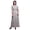 White, variant on Bimba Rayon Print Shibori Womens Printed Side Slit Summer Dress Long Maxi Gown-Large