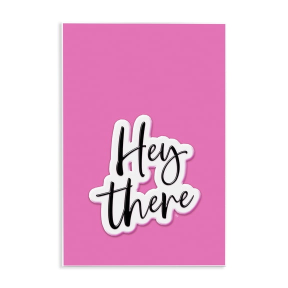 Stupell Industries Art Deco Bold Hey There Wall Plaque Art, 13 x 19, by Martina Pavlova
