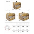 thumbnail image 2 of Brown Yellow Vintage Toaster Cover 4 Slice, Large Kitchen Appliance Covers, Retro Farmhouse Elegant Pastoral Toaster Oven Cover with Loop, Bread Machine Cover Polyester Dust Cover Protection, 2 of 4