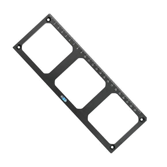 Stencil Tool for Socket Plug, Socket Stencil Opener, Base Floor Box Shape with Leveling Bubble
