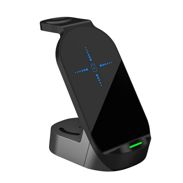 Soporte De Cargador Inalámbrico Estación De Carga Inalámbrica 4 En 1 Estación De Carga Portátil De 15 W Compatible Con Apple Watch / Airpods Yuarrent EL016228-00