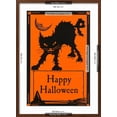 thumbnail image 5 of Art.com Happy Halloween, Black Cat Art Print, Brown Frame Wall Art, 21" x 29", 5 of 5