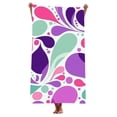 thumbnail image 2 of Camisones sin mangas con estampado de verano para mujer, batas de baño, toallas de playa, batas de poliéster, 2 of 4