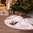 thumbnail image 5 of Sikiie Swan And Flowers2 Christmas Tree Skirt, Christmas Tree Decorations, Christmas Decor, Tree Mat Decoration(30-48IN)-36", 5 of 6