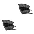 thumbnail image 3 of Scienceny 1 par de parasoles para coche, ventana delantera/trasera, diseño de malla de red, parasol negro para coche, cortina en Stock Negro 80*50mm 2piezas Scienceny CBP088284, 3 of 5