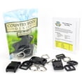 thumbnail image 1 of Country Brook Design Easy DIY Dog Collar Hardware Kit for (10) 3/4 Inch Collars with D-Rings, Triglides and Buckles, 1 of 4