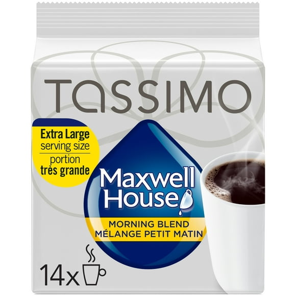 Tassimo Maxwell House Morning Blend Coffee Single Serve T-Discs, 14 ct Box, 14 T-Discs